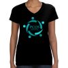 LAT Ladies Perfect V-Neck T-shirt Thumbnail